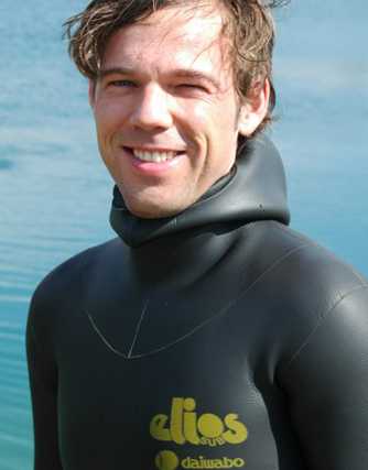 Apnoetaucher und Freediving Trainer Thorsten Erhardt in Freiburg